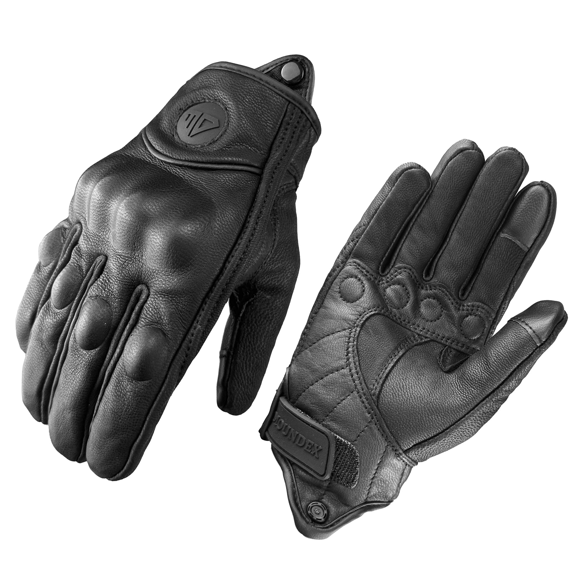 Leather Motorcycle Gloves Winter Touchscreen Protective