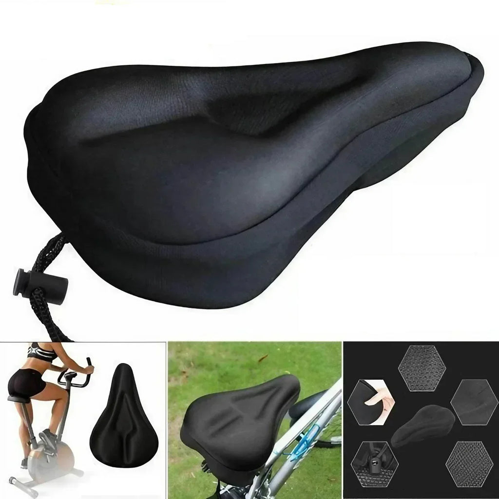 Wide Gel Bike Seat Cushion for Comfort
