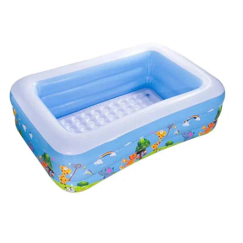 1.2m x 1.5m Blue Inflatable Pool for Toddlers