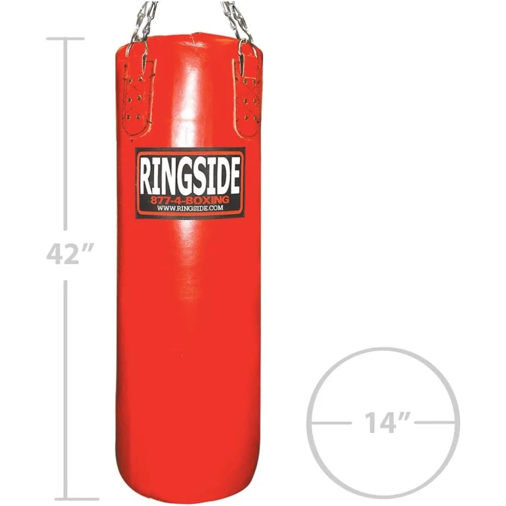 100lb Filled Leather Boxing Bag for Intense Training